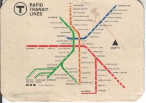 1979 MBTA map